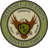 Defensive Creations Gunsmithing badge logo: Freedom, Duty, Honor, Alliance, Ohio